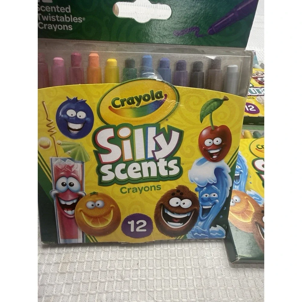 4 Crayola Silly Scents Twistables Crayons Sweet SmashUps Scented 12 Pack New